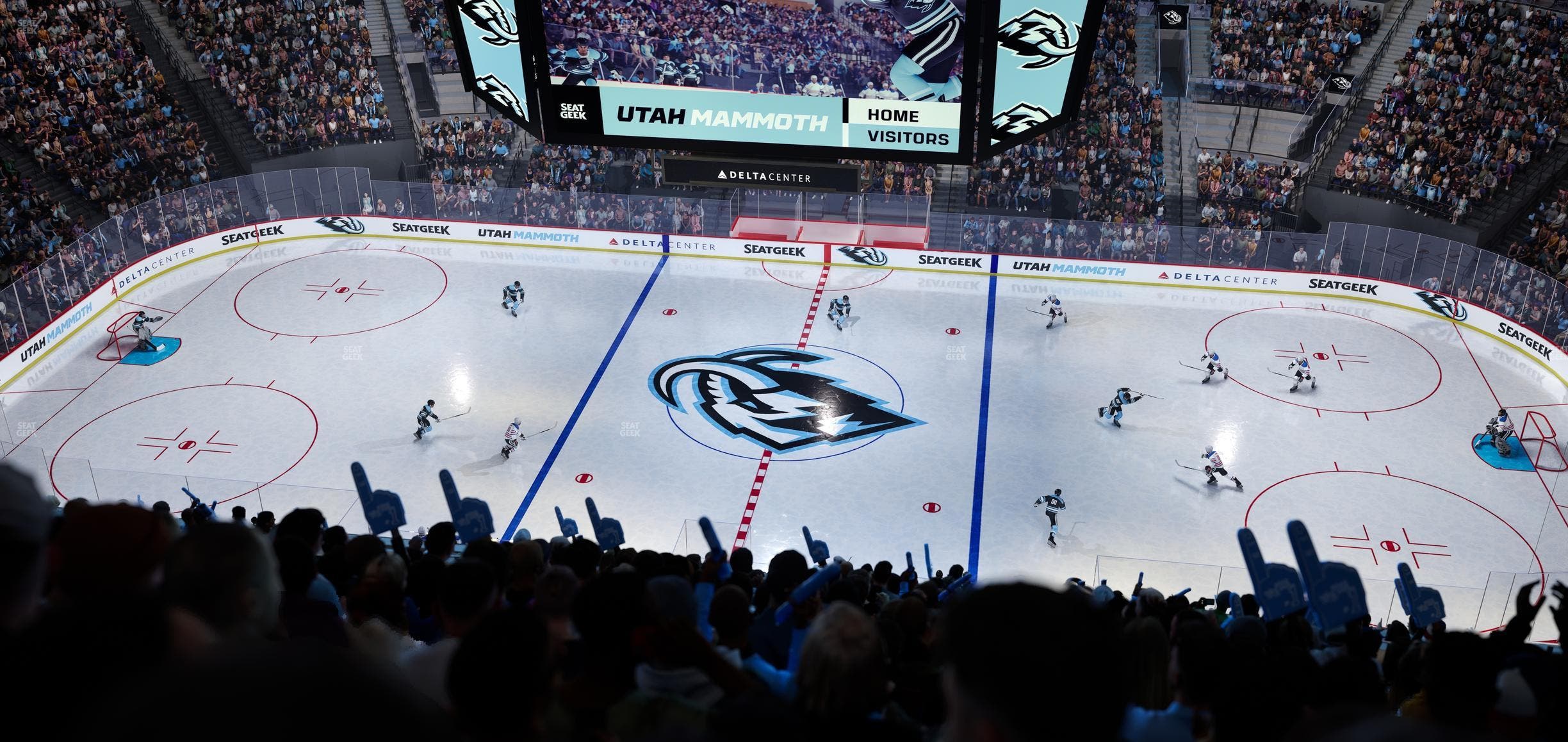 Delta Center - Section 111 Seat View