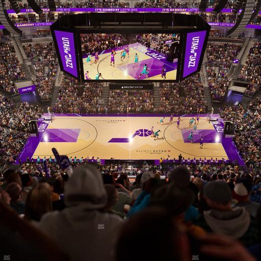 Delta Center - Section 112 Seat View