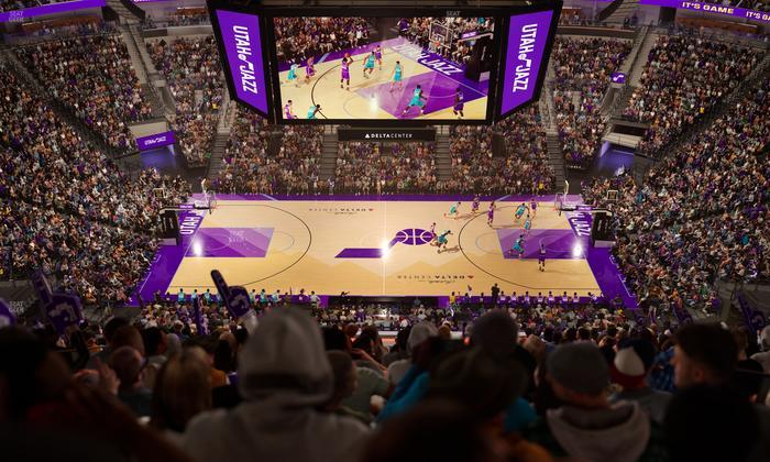 Delta Center - Section 112 Seat View