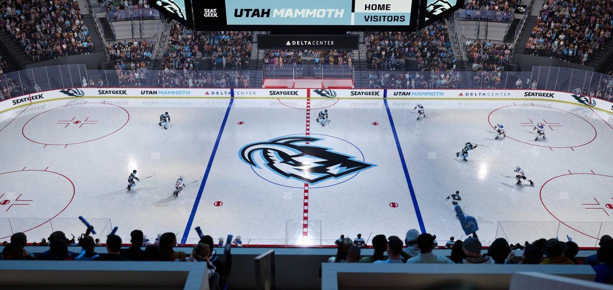 Delta Center - Section 112 Seat View