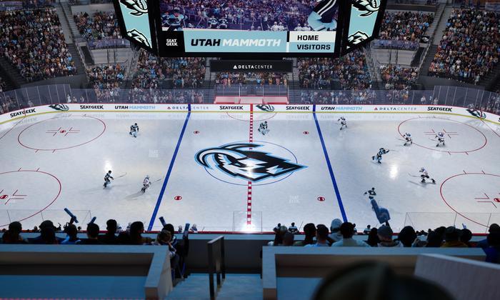 Delta Center - Section 112 Seat View