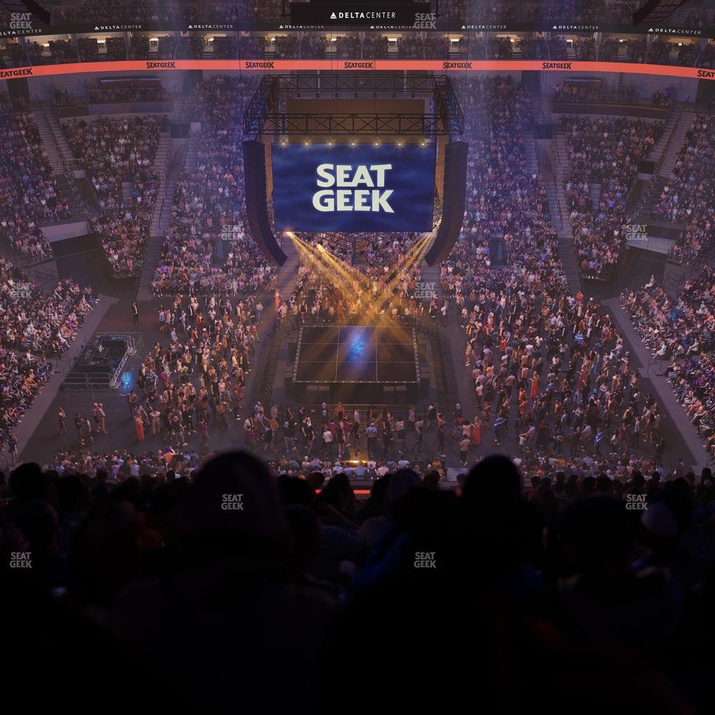 Delta Center - Section 112 Seat View