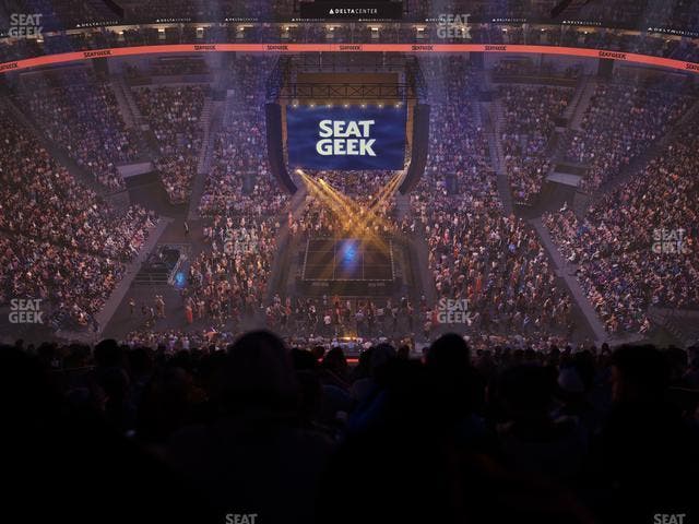 Delta Center - Section 112 Seat View