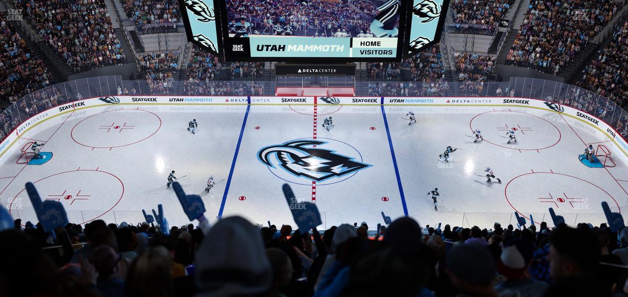 Delta Center - Section 112 Seat View