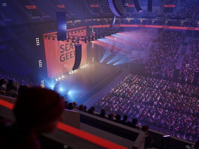 Delta Center - Section 112 Seat View