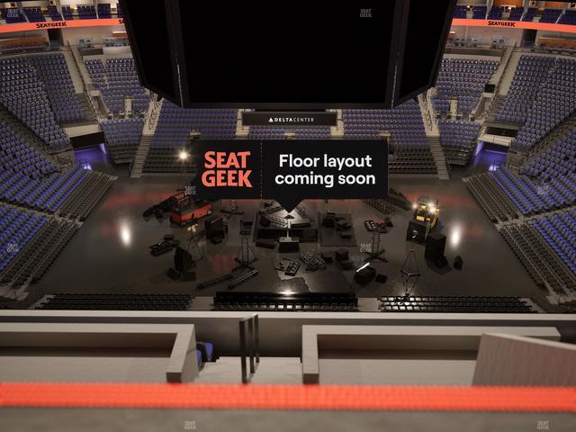 Delta Center - Section 112 Seat View