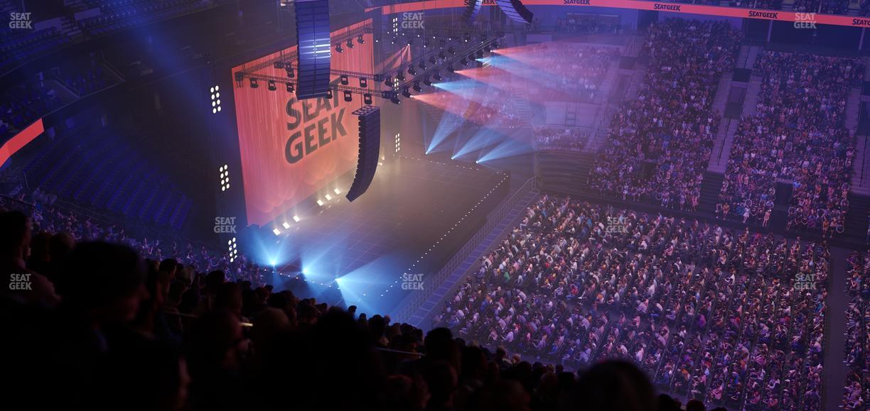 Delta Center - Section 112 Seat View