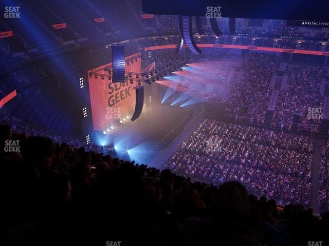 Delta Center - Section 112 Seat View Delta Center - Section 112 Seat View