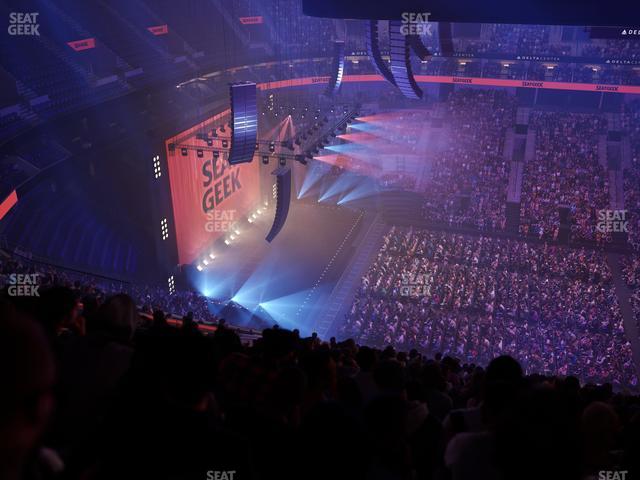 Delta Center - Section 113 Seat View