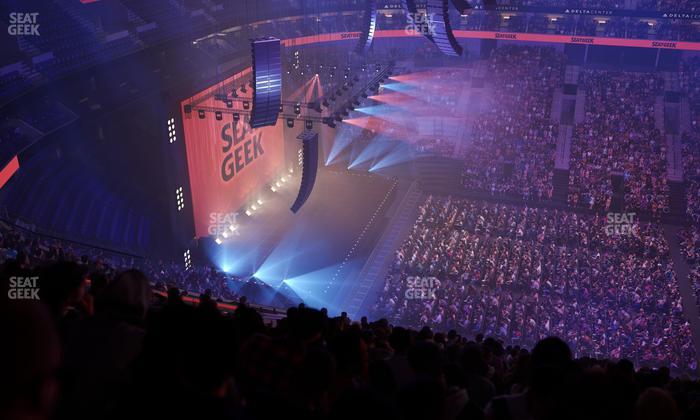 Delta Center - Section 113 Seat View