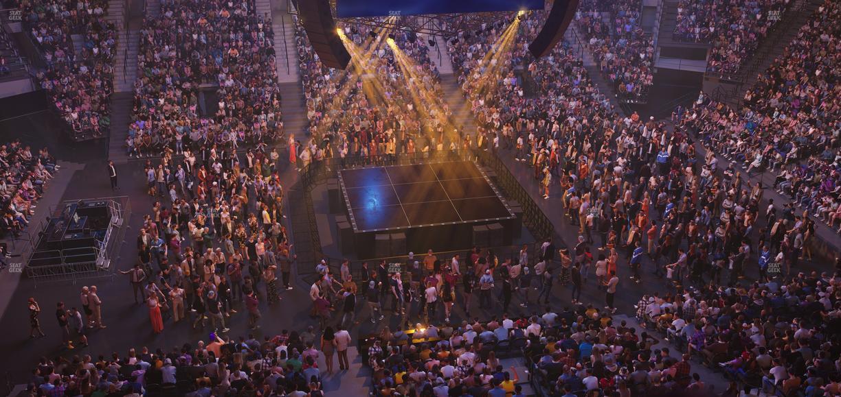 Delta Center - Section 113 Seat View