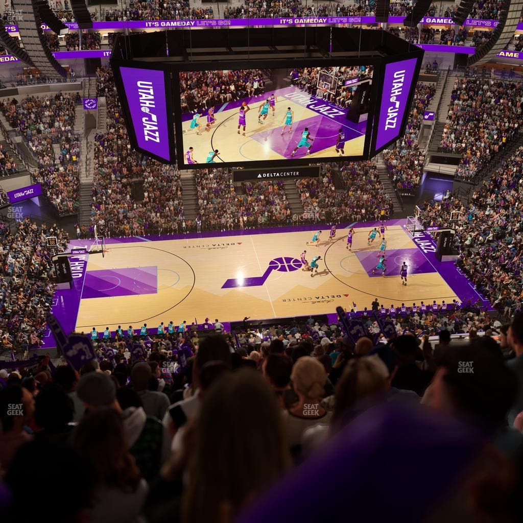Delta Center - Section 113 Seat View