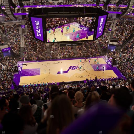 Delta Center - Section 113 Seat View