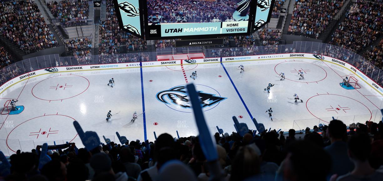 Delta Center - Section 113 Seat View