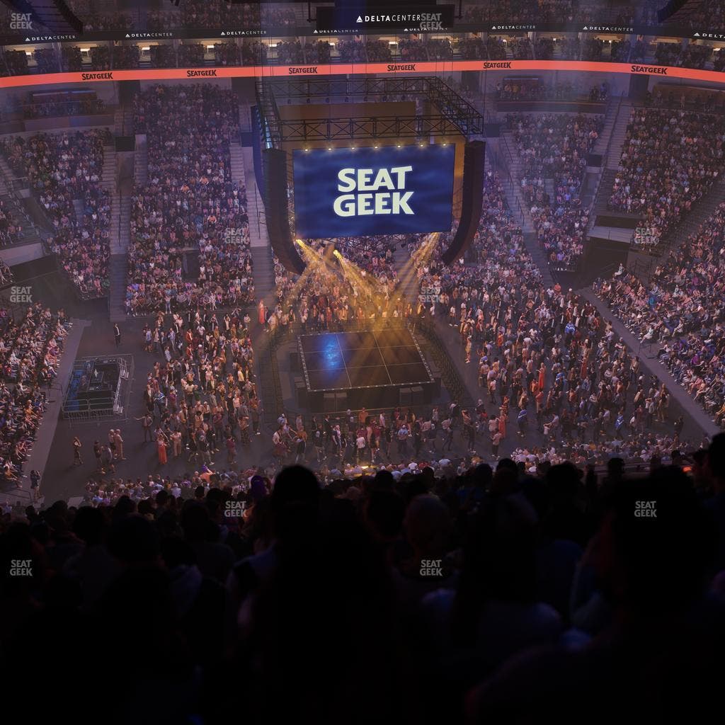 Delta Center - Section 113 Seat View