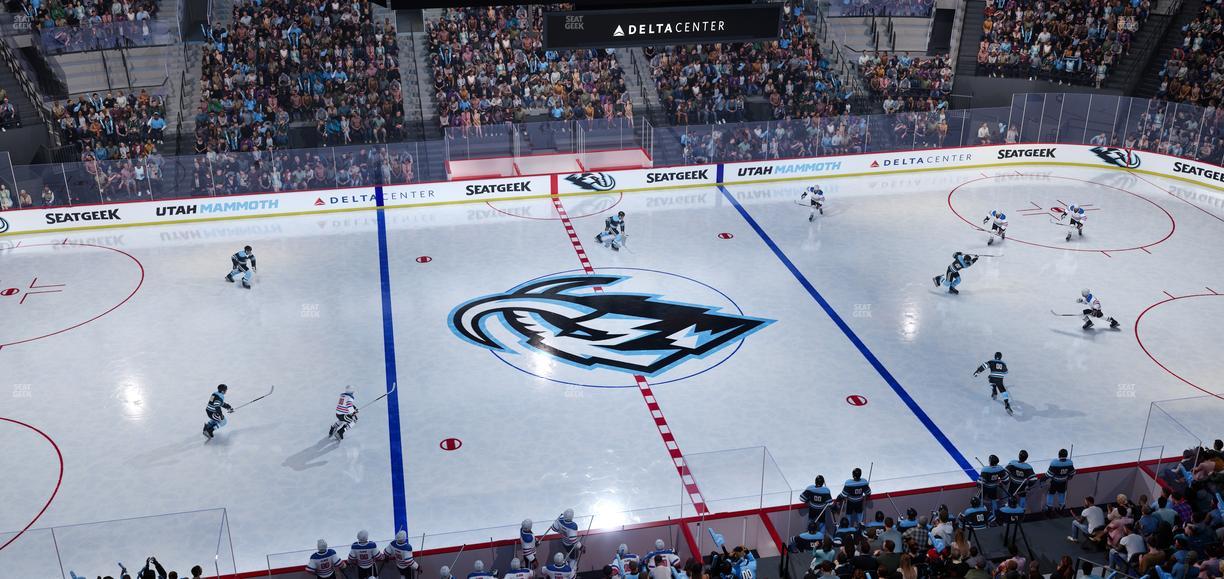 Delta Center - Section 113 Seat View