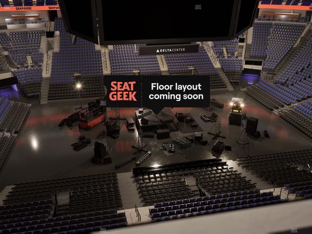 Delta Center - Section 113 Seat View