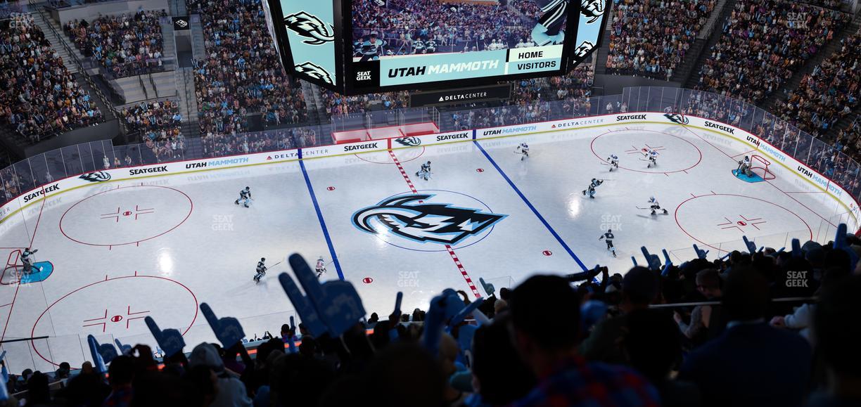 Delta Center - Section 114 Seat View