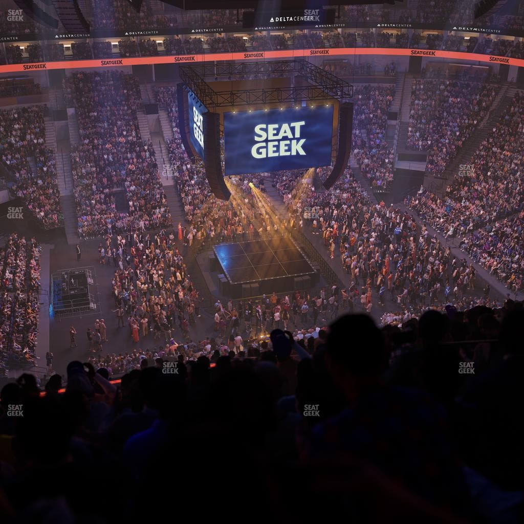 Delta Center - Section 114 Seat View