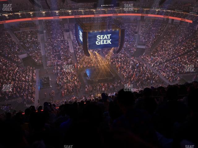 Delta Center - Section 114 Seat View