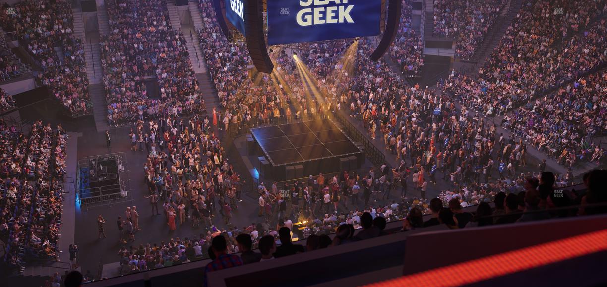 Delta Center - Section 114 Seat View