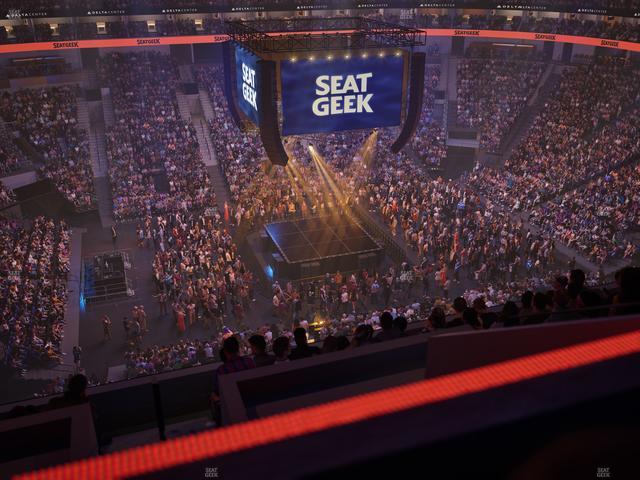 Delta Center - Section 114 Seat View