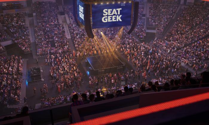 Delta Center - Section 114 Seat View