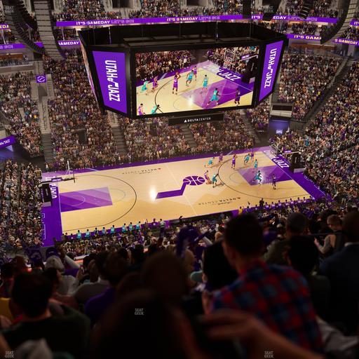 Delta Center - Section 114 Seat View