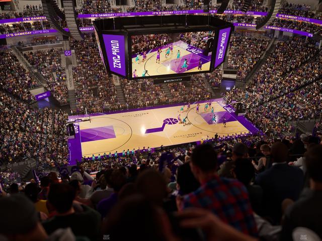 Delta Center - Section 114 Seat View Delta Center - Section 114 Seat View