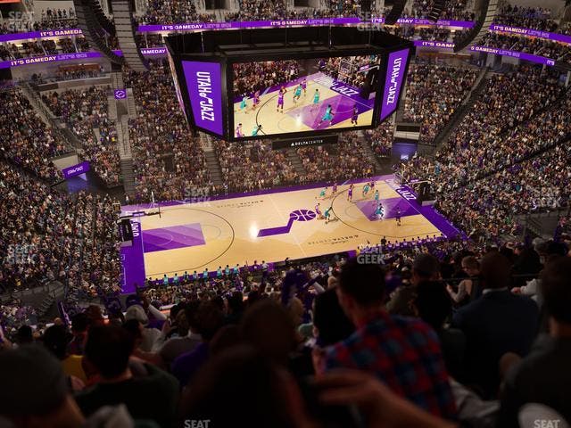 Delta Center - Section 114 Seat View