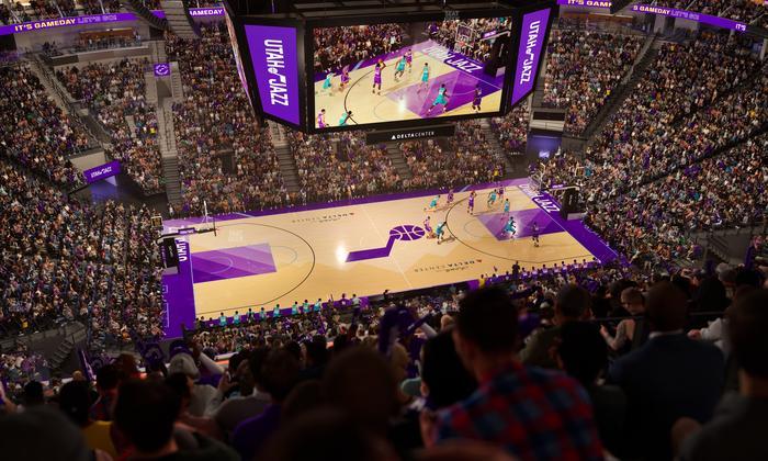 Delta Center - Section 114 Seat View