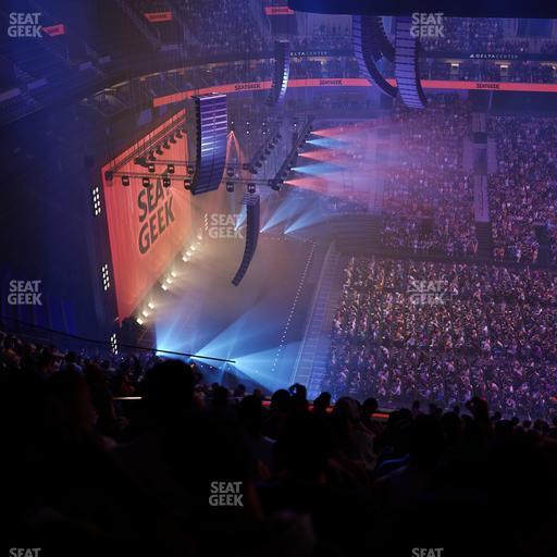 Delta Center - Section 114 Seat View