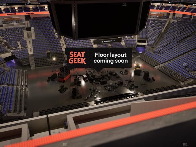 Delta Center - Section 114 Seat View