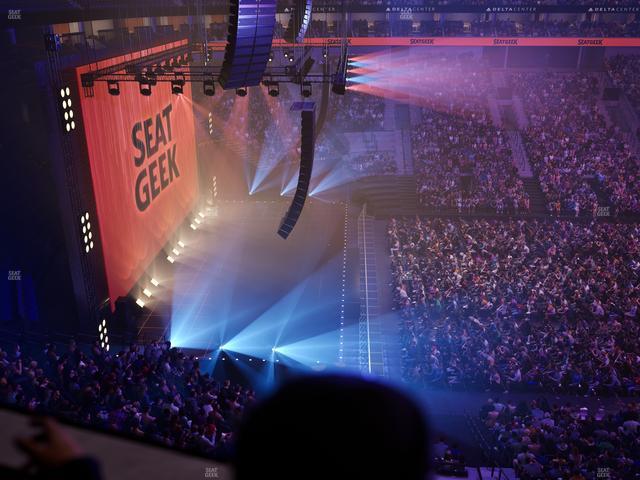 Delta Center - Section 115 Seat View