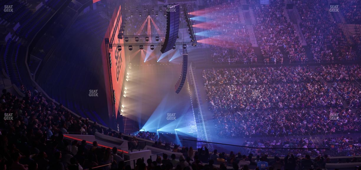 Delta Center - Section 115 Seat View