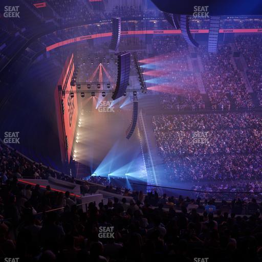 Delta Center - Section 115 Seat View