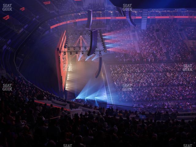 Delta Center - Section 115 Seat View