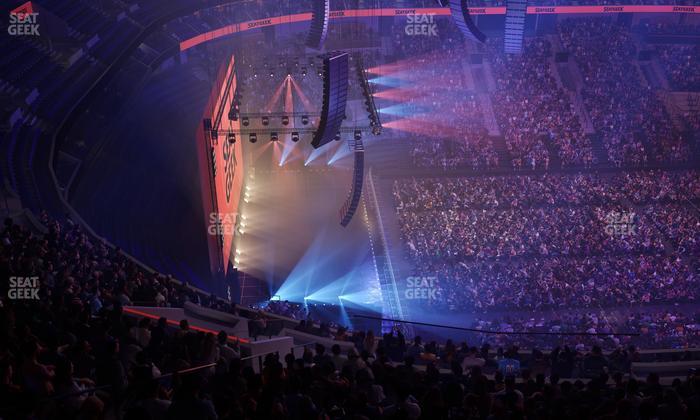 Delta Center - Section 115 Seat View