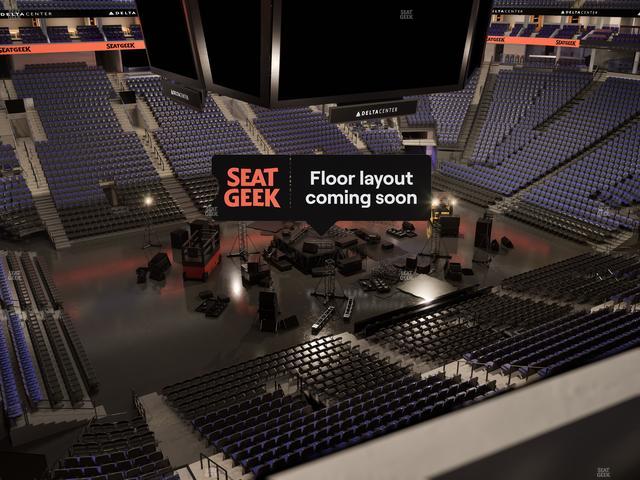 Delta Center - Section 115 Seat View