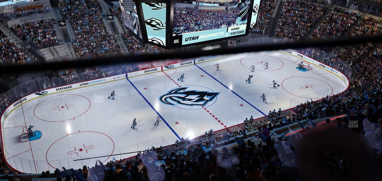 Delta Center - Section 115 Seat View