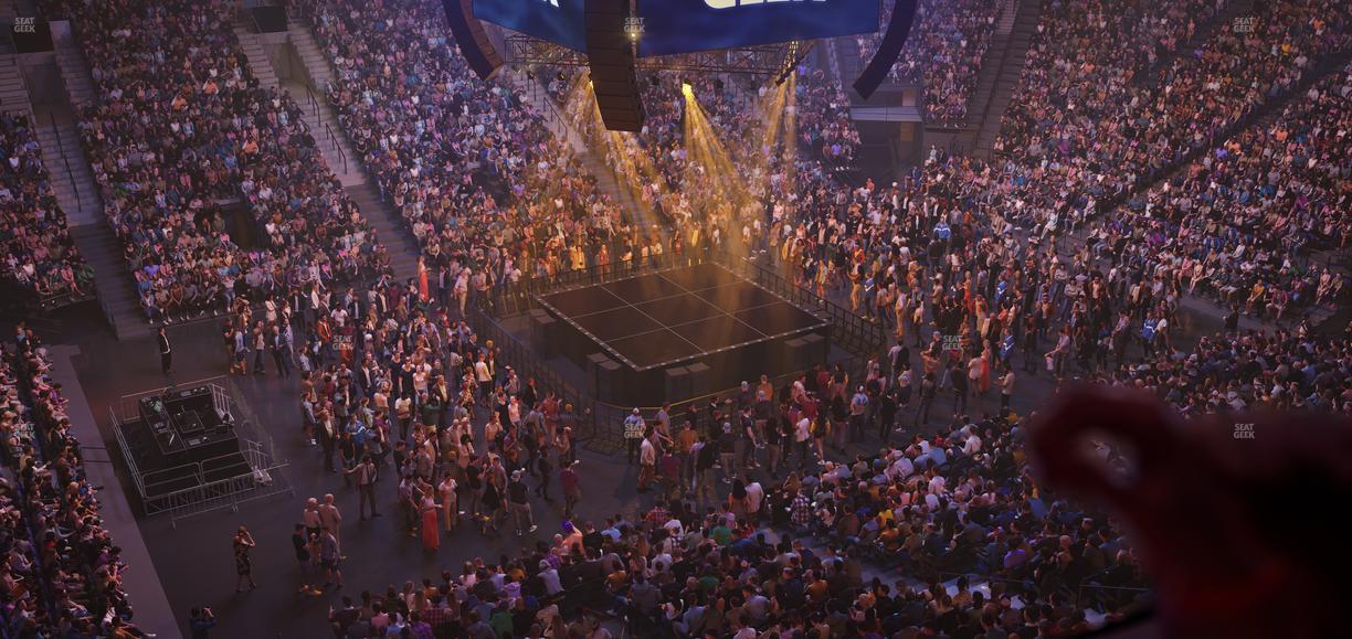 Delta Center - Section 115 Seat View