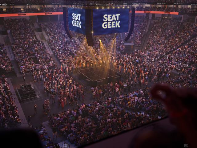 Delta Center - Section 115 Seat View