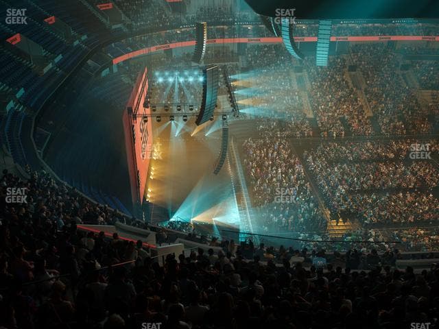 Delta Center - Section 115 Seat View