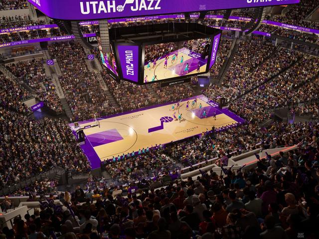 Delta Center - Section 115 Seat View Delta Center - Section 115 Seat View