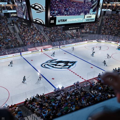 Delta Center - Section 115 Seat View