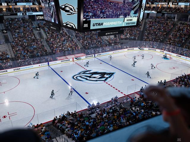 Delta Center - Section 115 Seat View