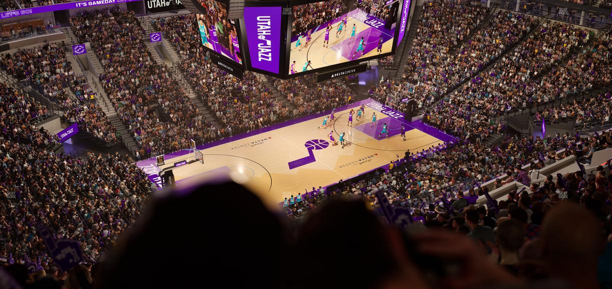 Delta Center - Section 116 Seat View