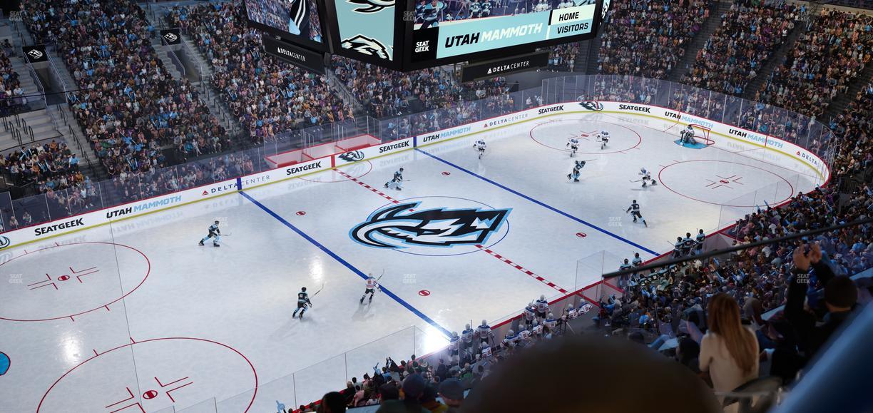 Delta Center - Section 116 Seat View