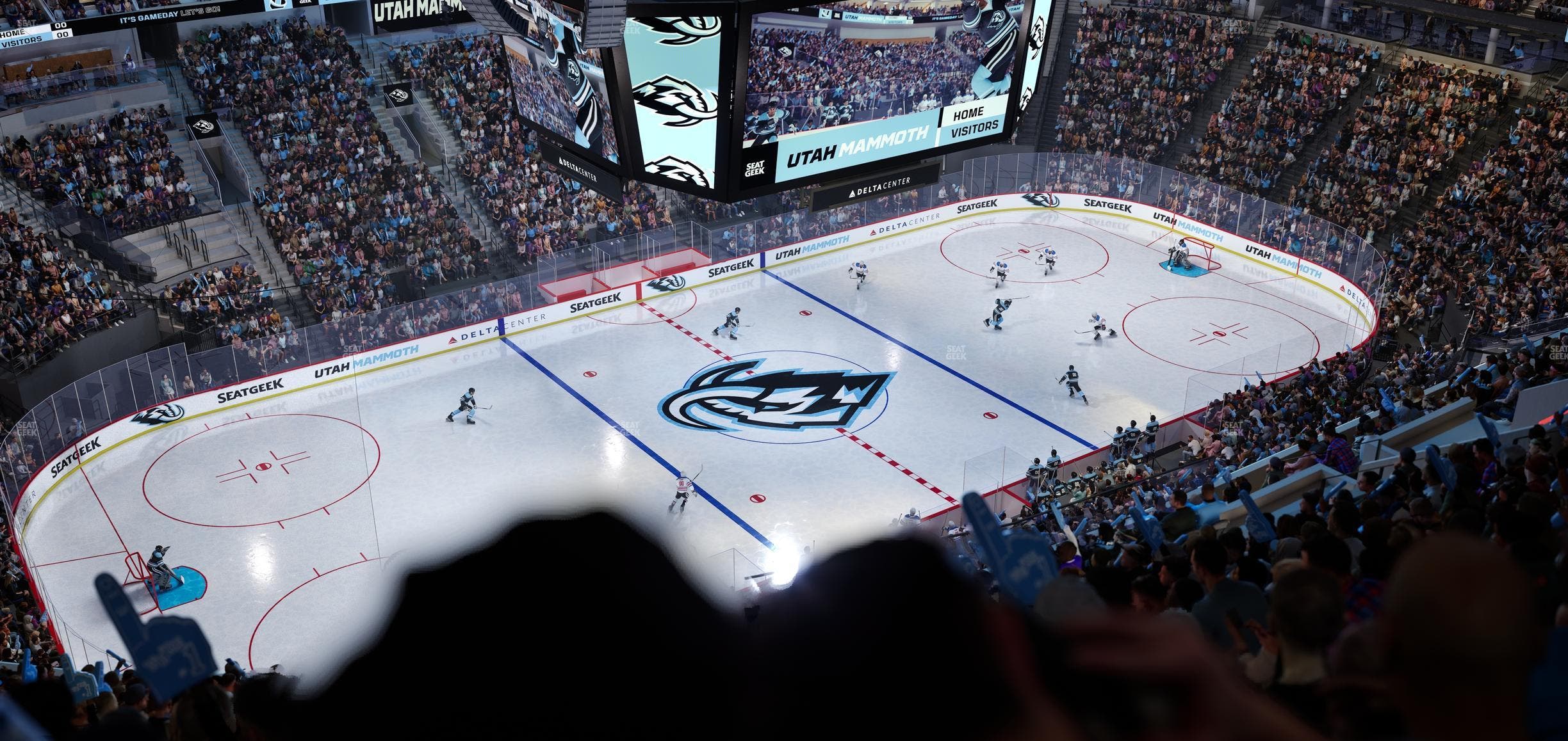 Delta Center - Section 116 Seat View