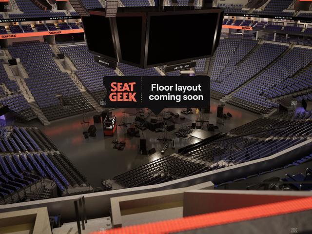 Delta Center - Section 116 Seat View